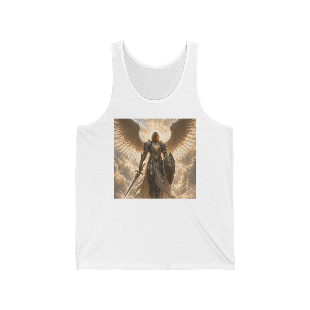 Archangel Warrior Tank Top — Celestial Fantasy Angel Graphic Tank