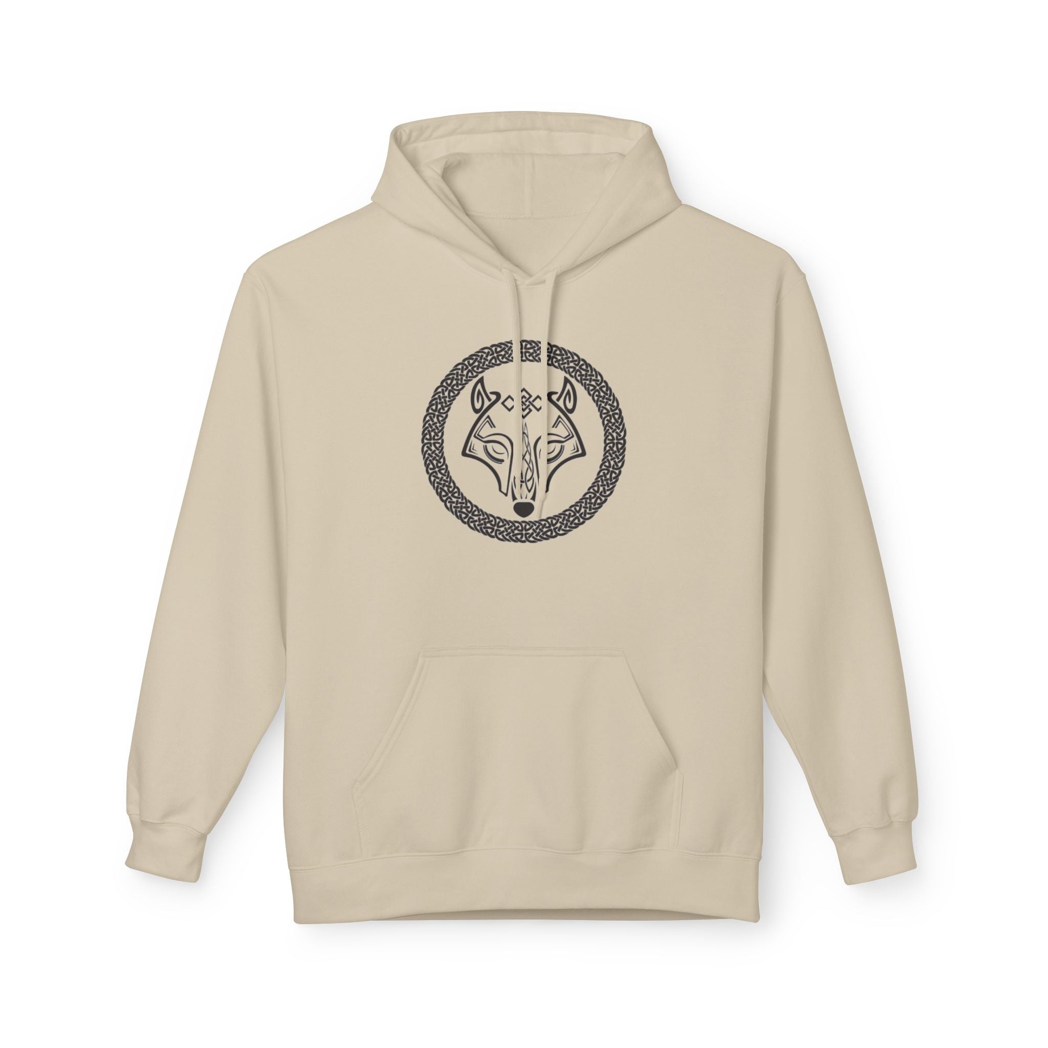 Wolf Rune Hoodie — Viking Wolf-The Wolf – A Symbol of Power, Destruction, and Loyalty
