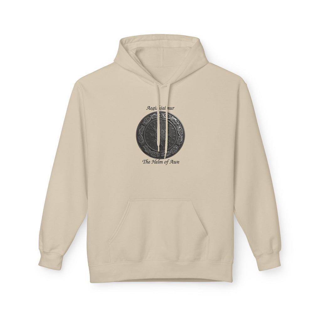 Aegishjalmur The Helm of Awe and Terror – Viking Symbols of protection Hoodie —