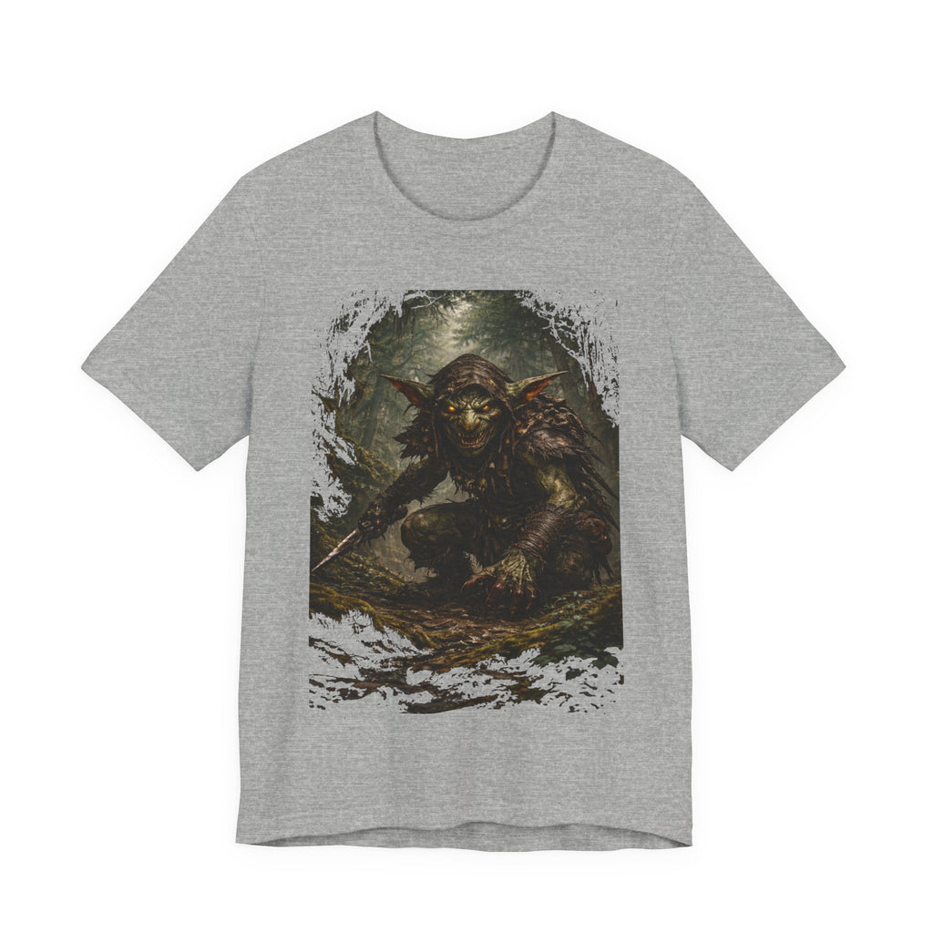 Goblin Warrior Graphic Tee — Dark Fantasy Monster T‑Shirt