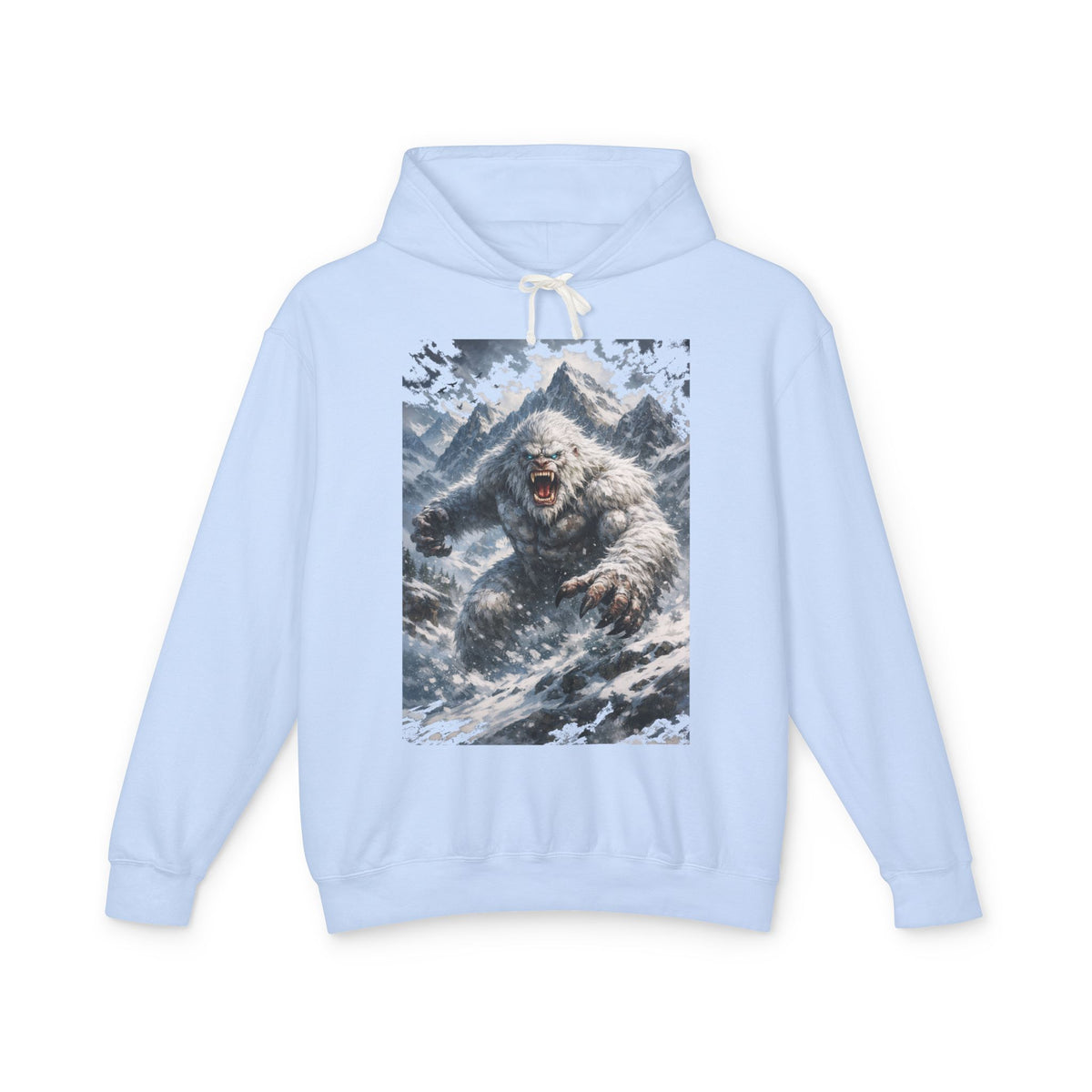 Yeti Storm Hoodie — Vintage Mountain Sasquatch Graphic Sweatshirt
