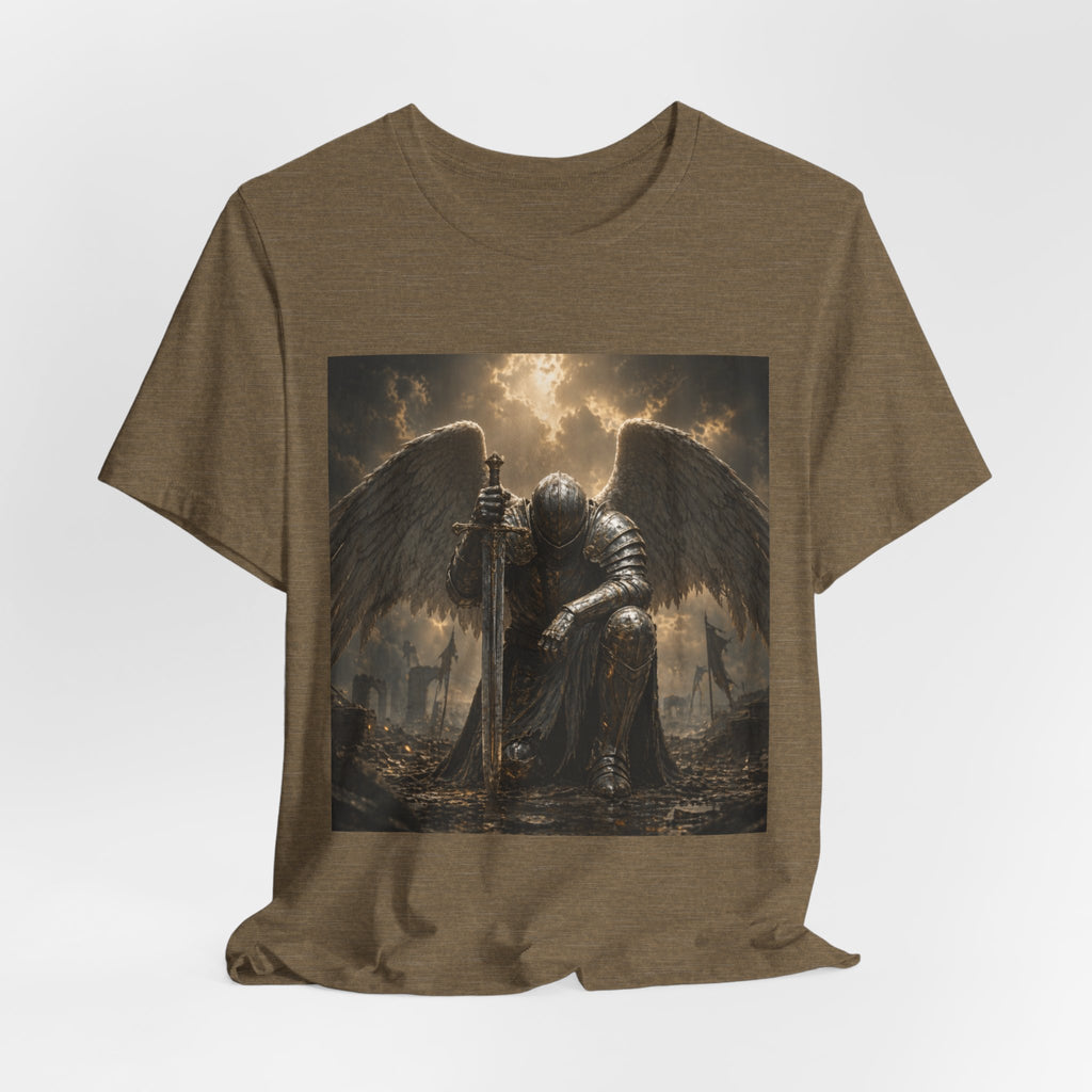 Angel Knight T-Shirt — Gothic Dark  Armor Tee