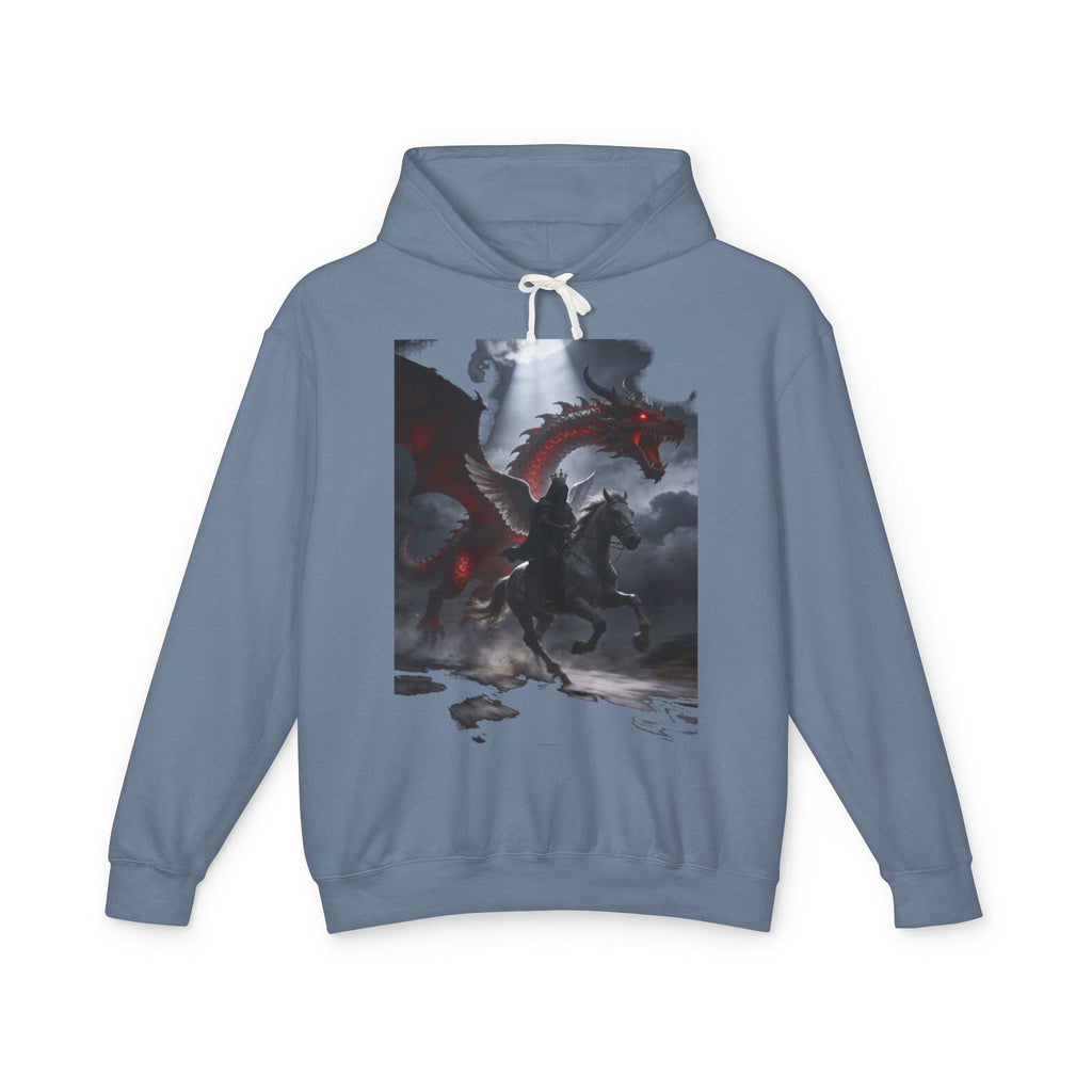 The black horse from Revelation 6:5-6 Hoodie