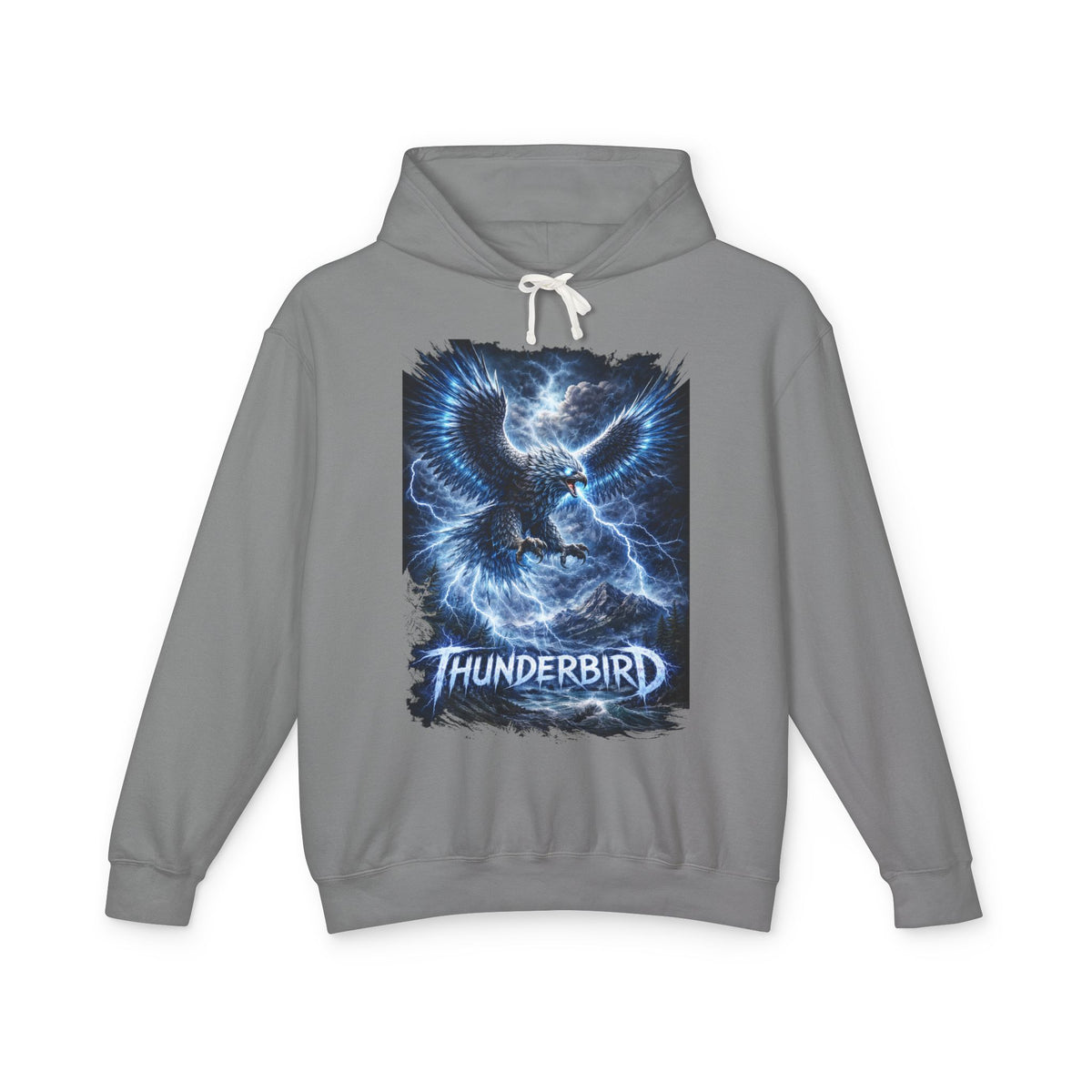 Thunderbird Lightning Hoodie — Electric Eagle Graphic Sweatshirt
