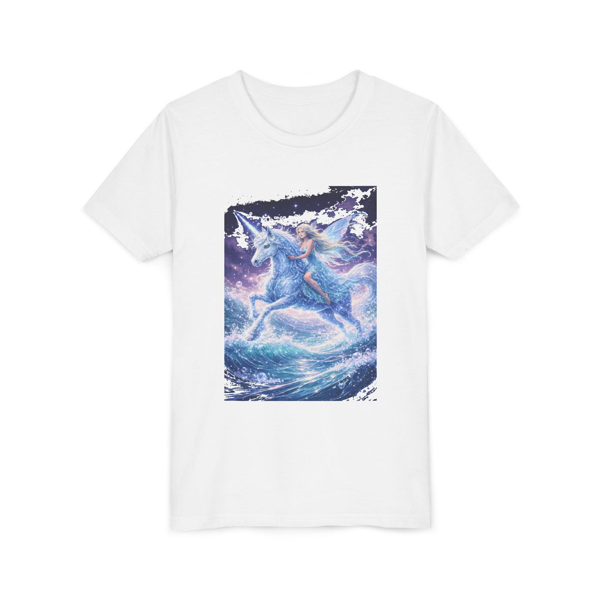 Youth Tee — Magical Unicorn Rider Fantasy Shirt