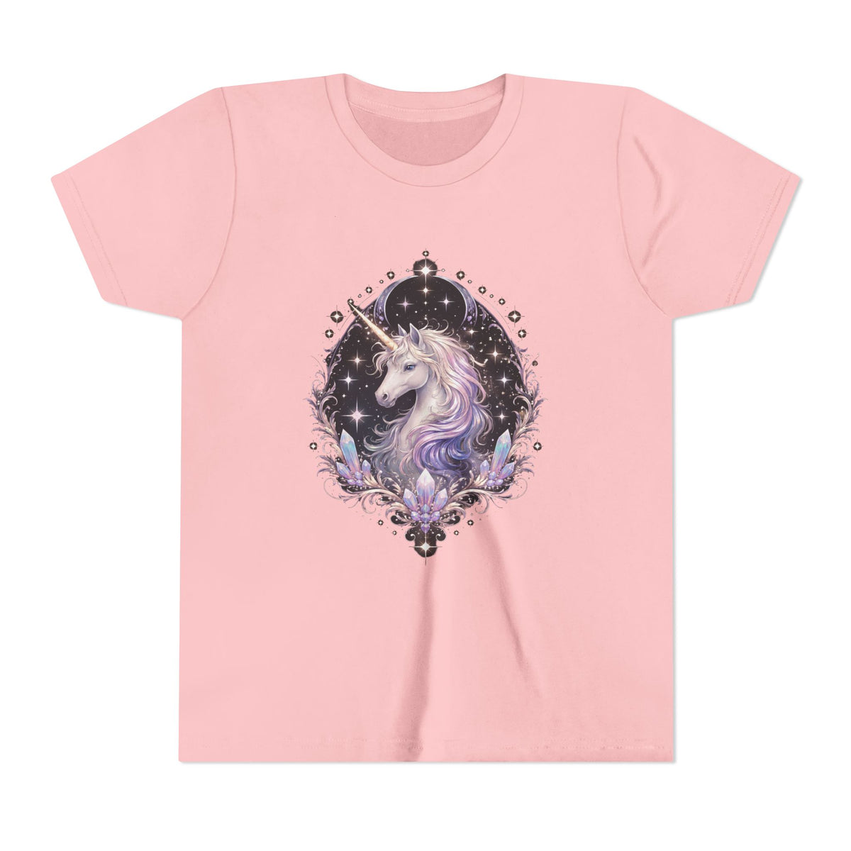 Youth Unicorn Tee — Magical Sparkle Design for Kids
