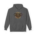 Skoll and Hati – The Wolves of the Sun and Moon-Hoodie — Rustic Wildlife Graphic Hooded Sweatshirt
