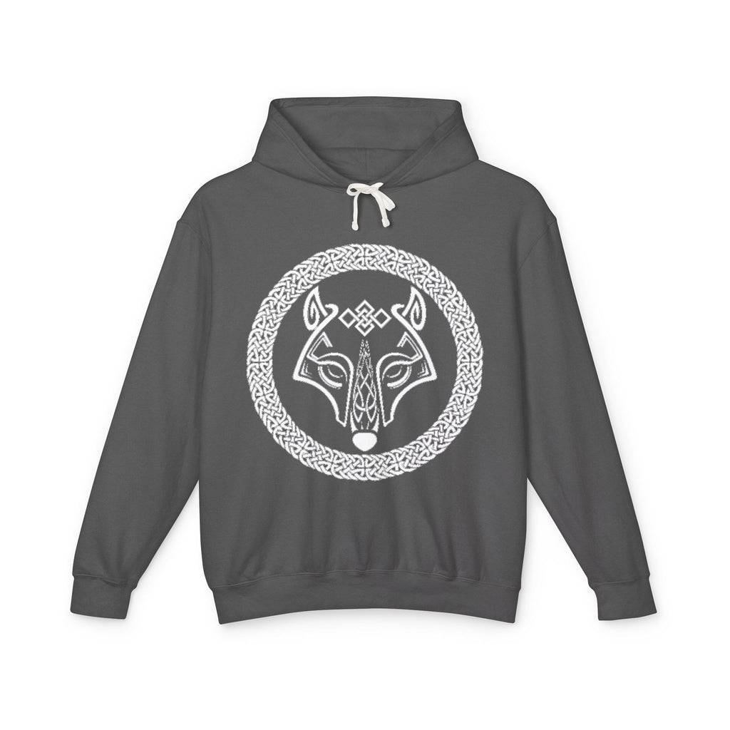 The Wolf – A Symbol of Power, Destruction, and Loyalty-Viking Wolf Hoodie — Norse Knotwork Wolf Head Pullover