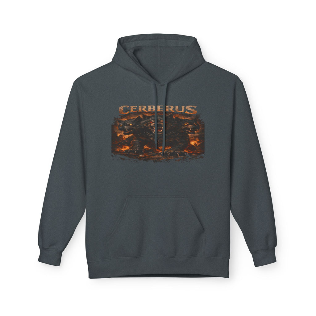 Gerberus Mythic Dog Hoodie — Fiery Cerberus Graphic Sweatshirt
