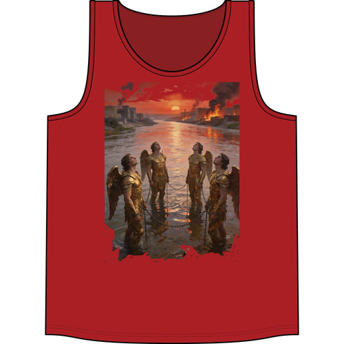 Apocalyptic- The 4 Angles trap in the Euphtates River at the end of times — Sunset Warriors Concert Graphic Tank