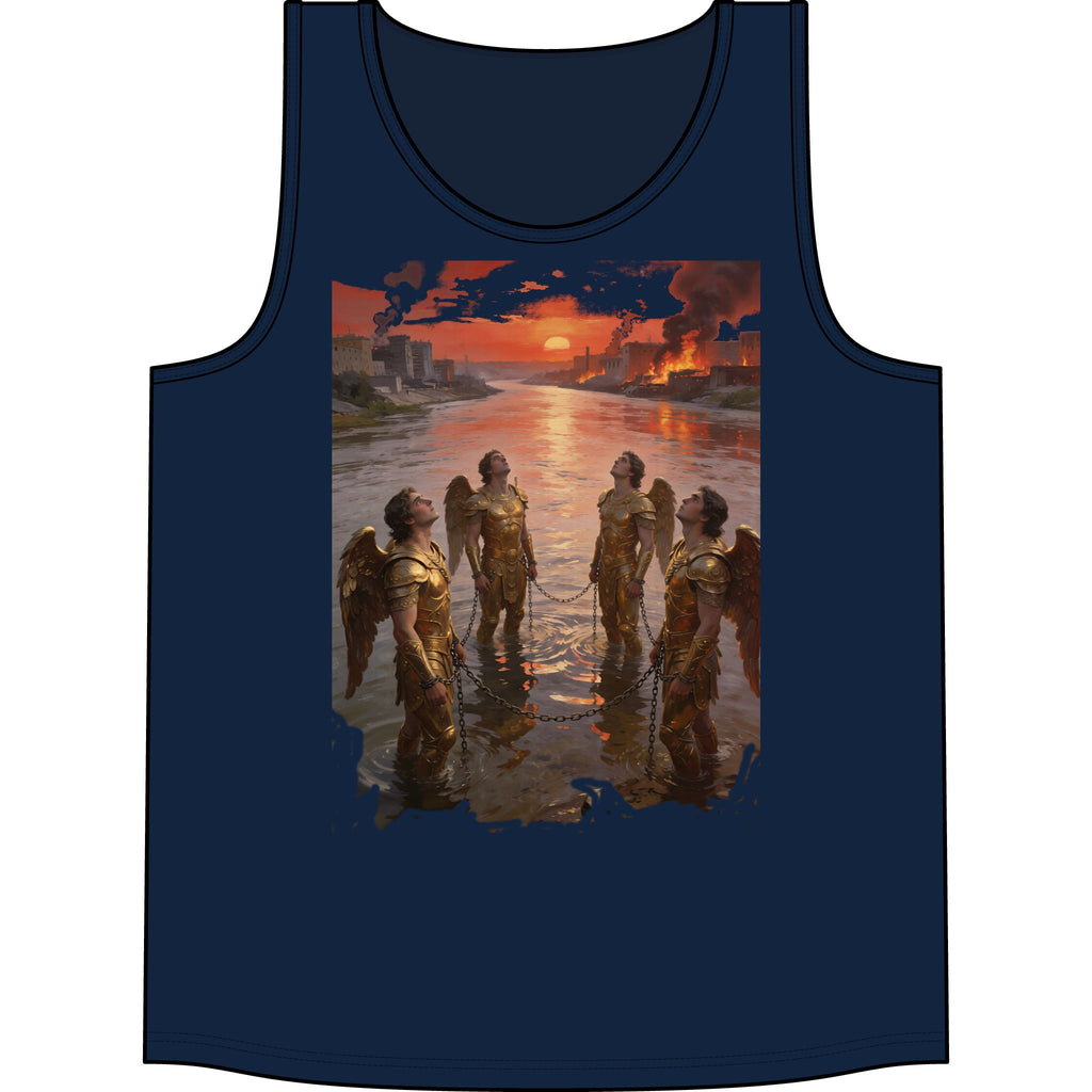Apocalyptic- The 4 Angles trap in the Euphtates River at the end of times — Sunset Warriors Concert Graphic Tank