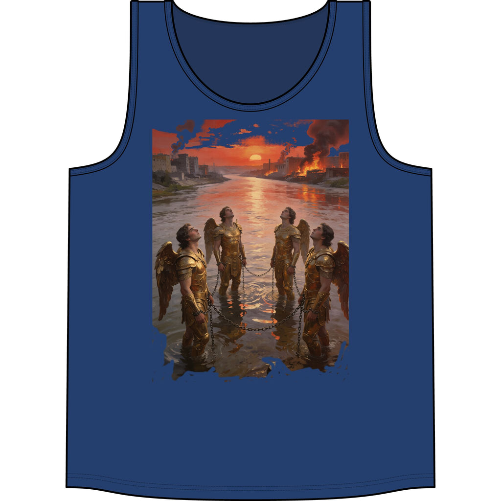 Apocalyptic- The 4 Angles trap in the Euphtates River at the end of times — Sunset Warriors Concert Graphic Tank
