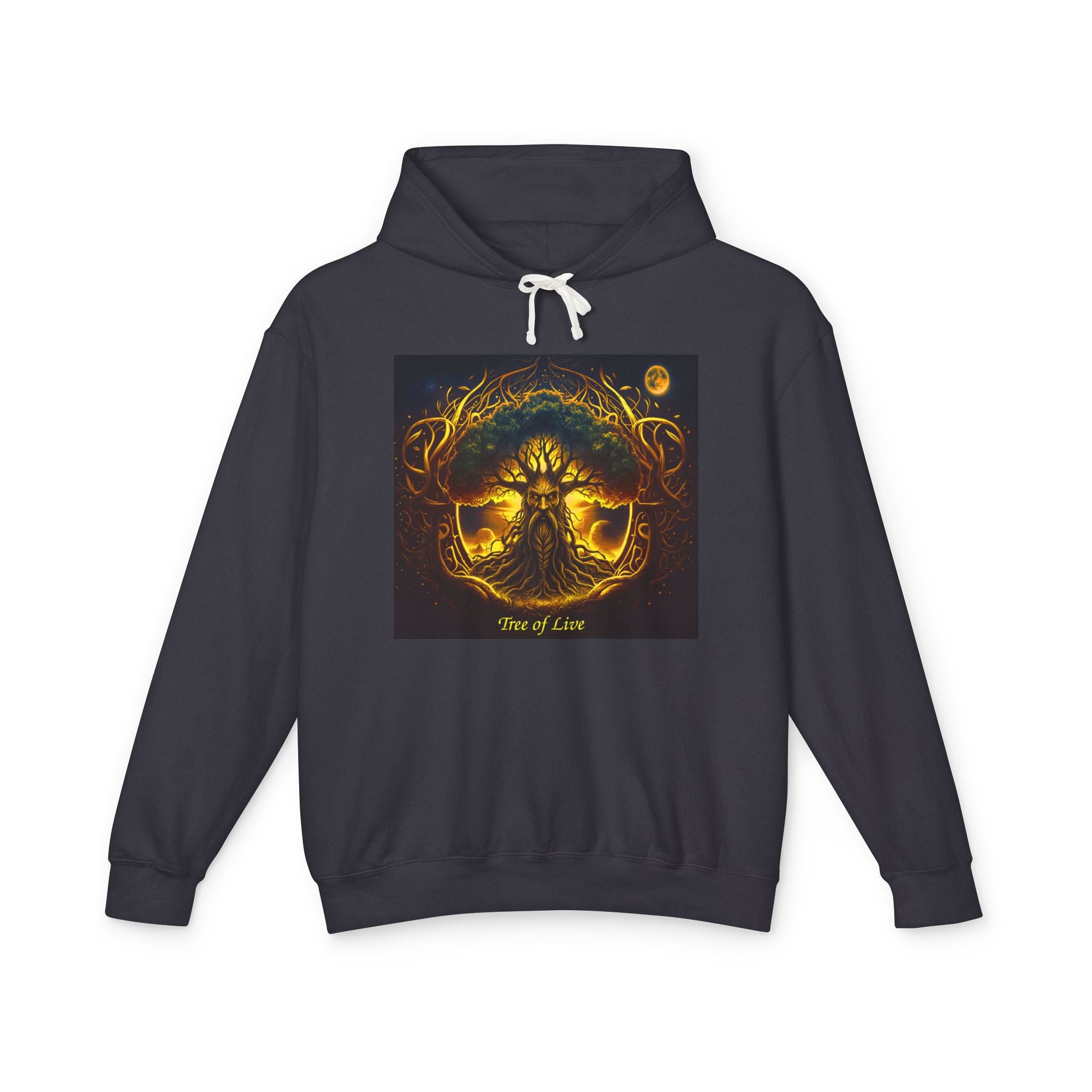 Tree of Life Hoodie — Golden Mythic Nature Pullover