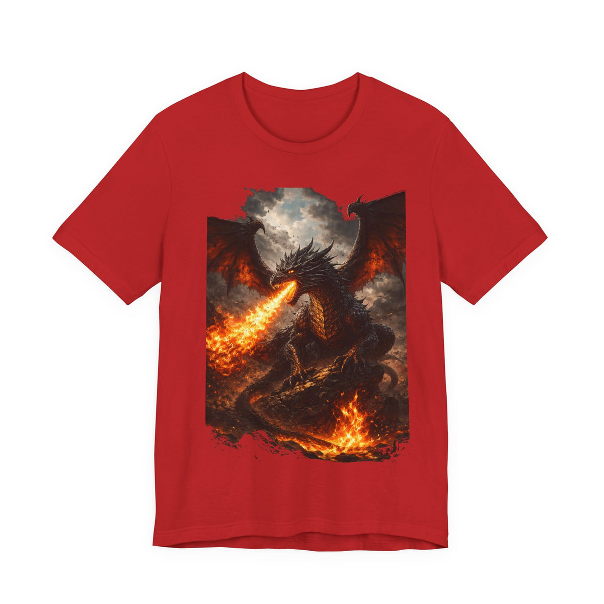 Dragon Fire T‑Shirt — Fiery Fantasy Graphic Tee