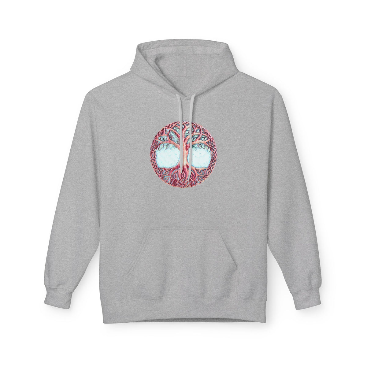 Yggdrasil, the Tree of Life-Cotton Hoodie — Botanical Nature Graphic