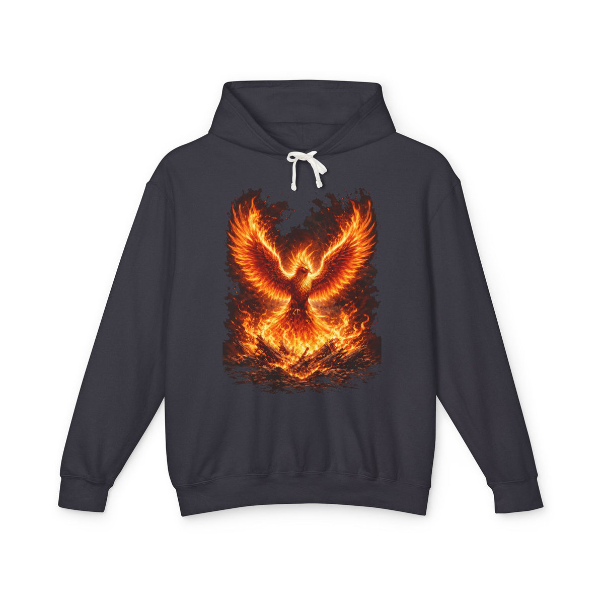 Phoenix Fire Hoodie – Flaming Phoenix Graphic Hooded Sweatshirt