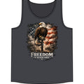 Patriotic Eagle Tank Top – "Freedom Is Never Free" Memorial Day Veteran Tribute