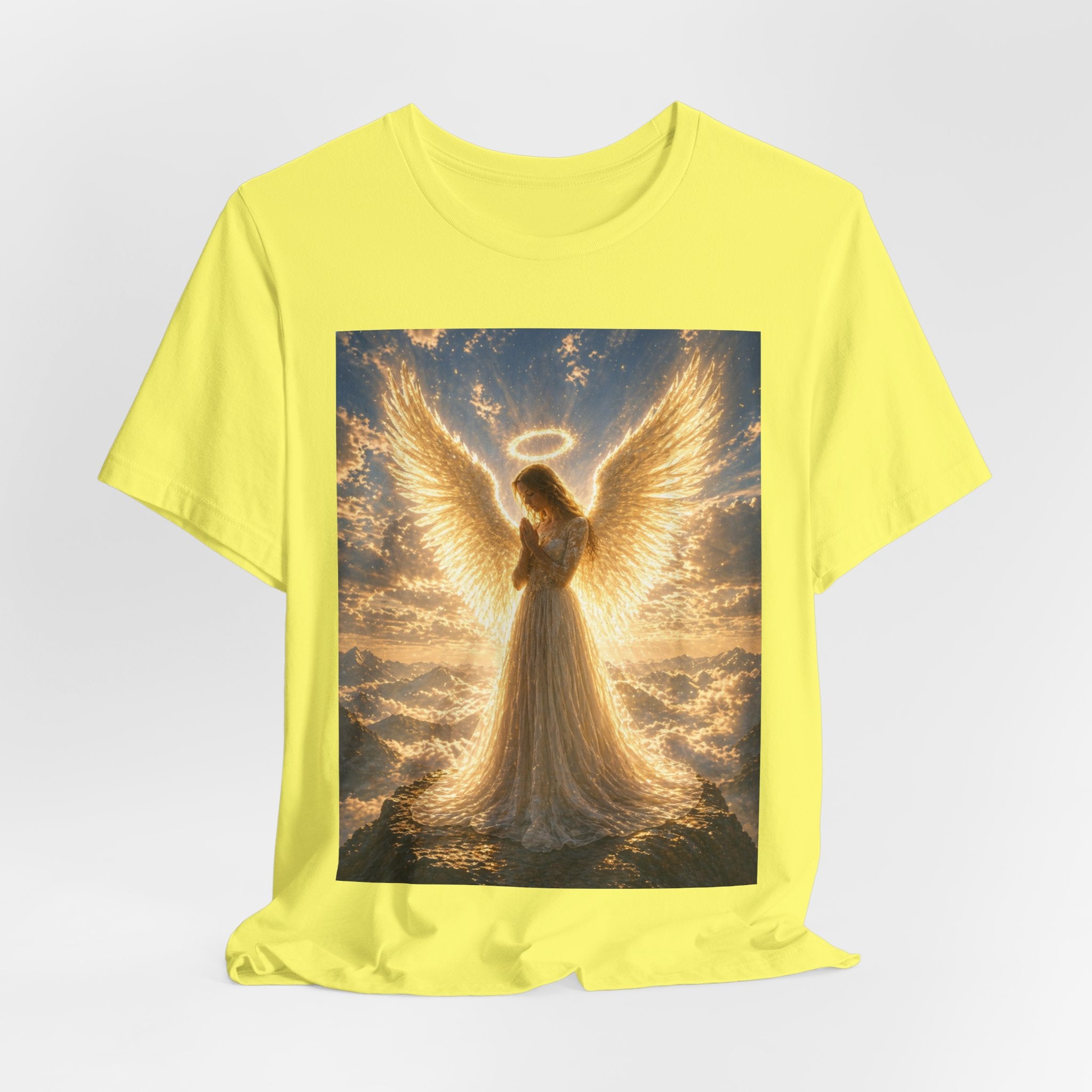 Angle praying Unisex Jersey Short Sleeve Tee