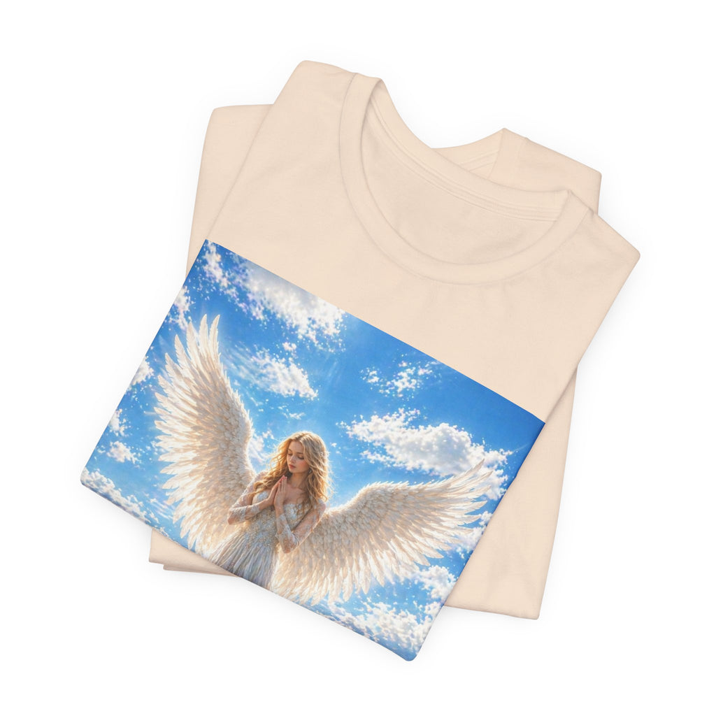 Angel Wings T-Shirt — Serene Guardian Angel Graphic Tee