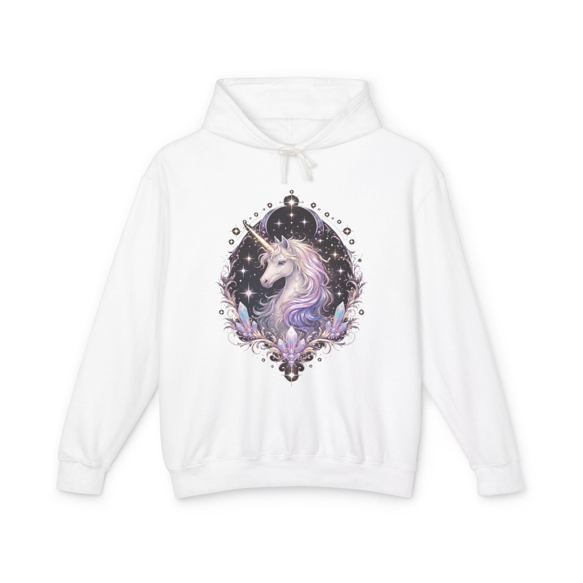 Mystic Unicorn Hoodie — Pastel Galaxy Horse Hooded Sweatshirt