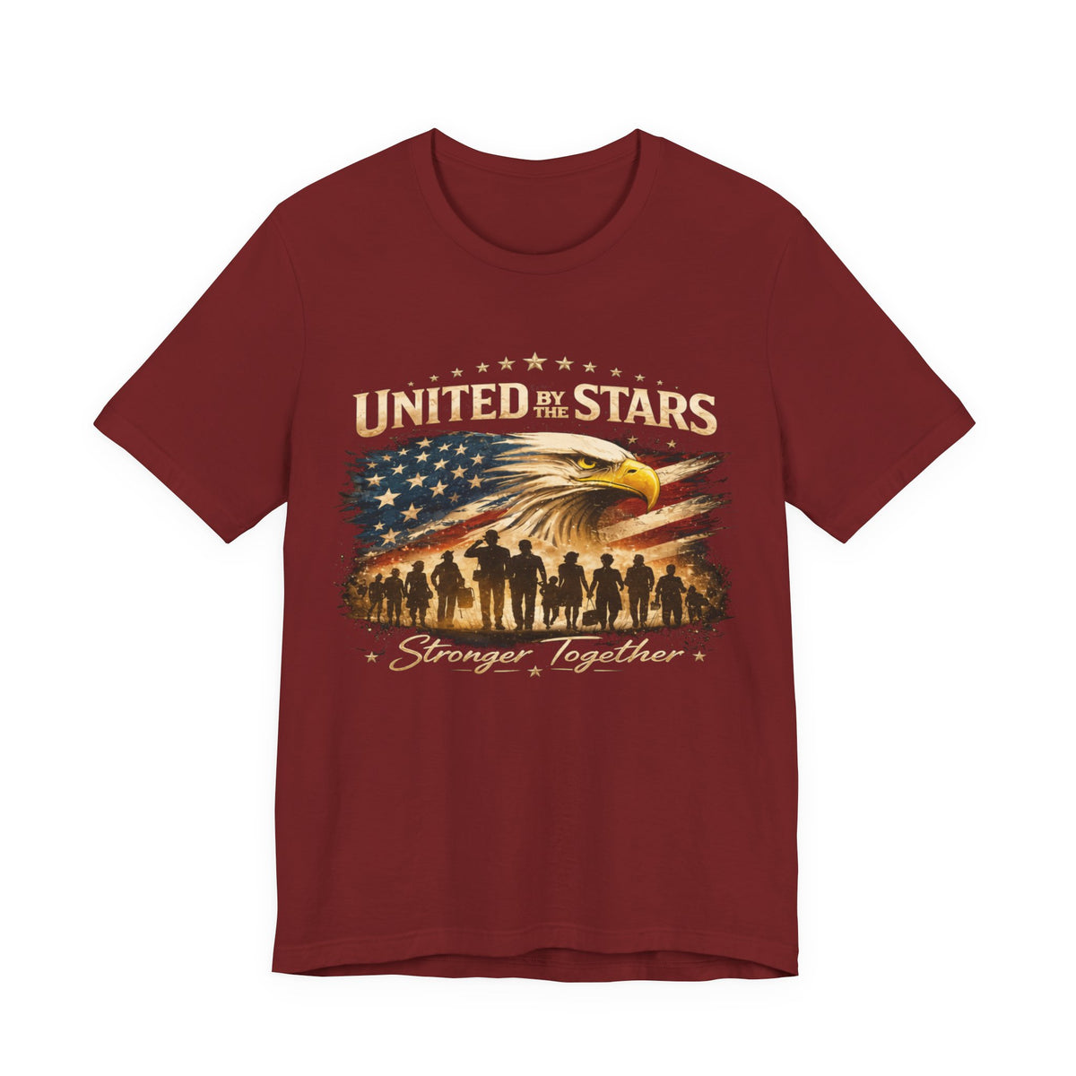 United We Stand- Eagle T-Shirt — Stronger Together 2026 Patriotic Tee