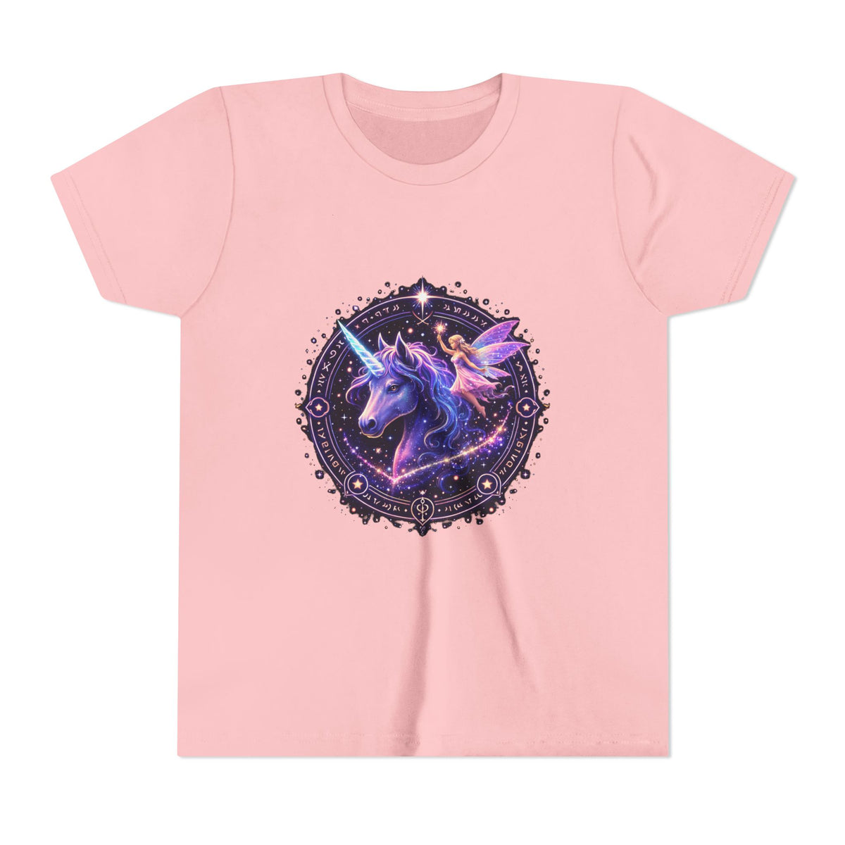 Youth Unicorn Tee — Magical Purple Galaxy Unicorn Graphic Shirt