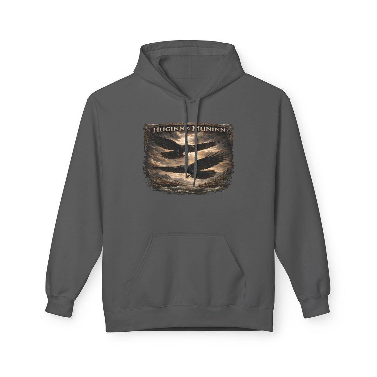 Huginn and Muninn – The Twin Ravens of Odin -cotton Pullover