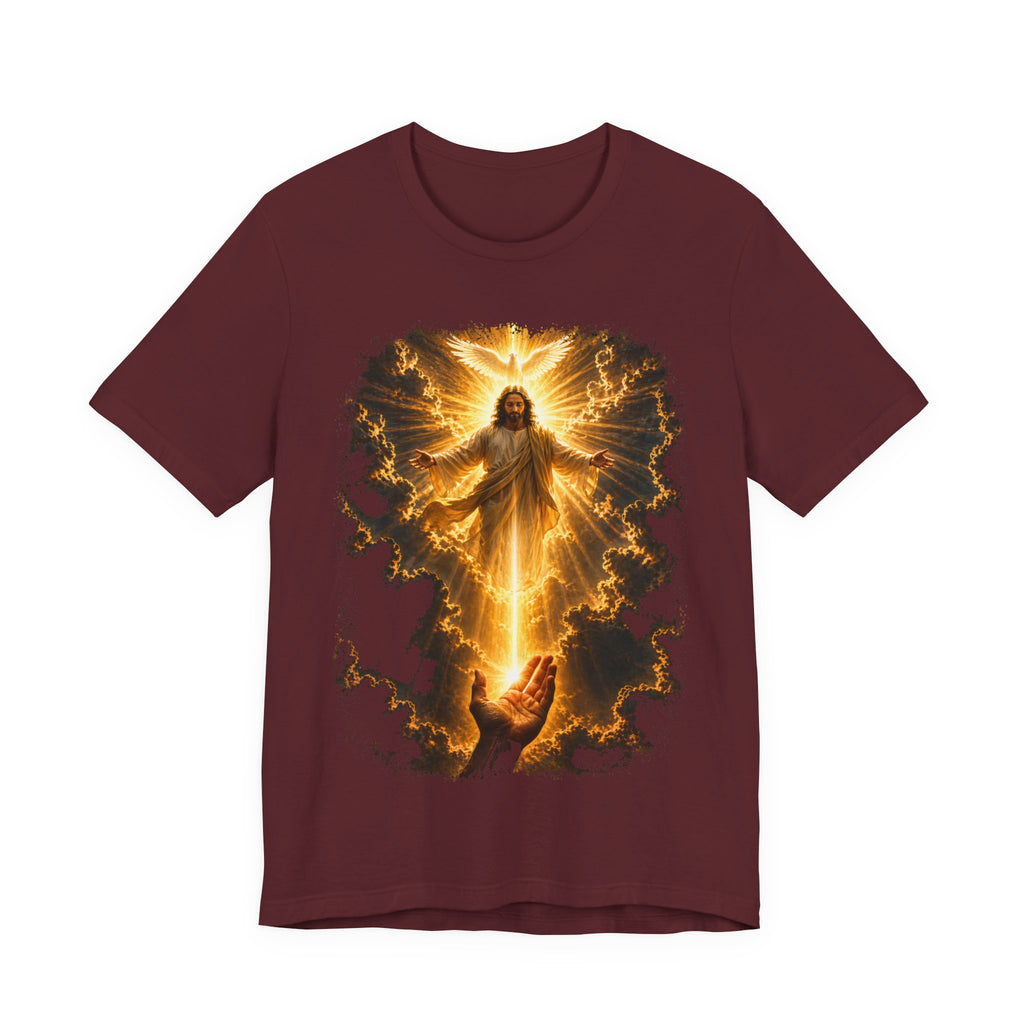 Jesus Ascension Tee — Radiant Resurrection Christian T‑Shirt