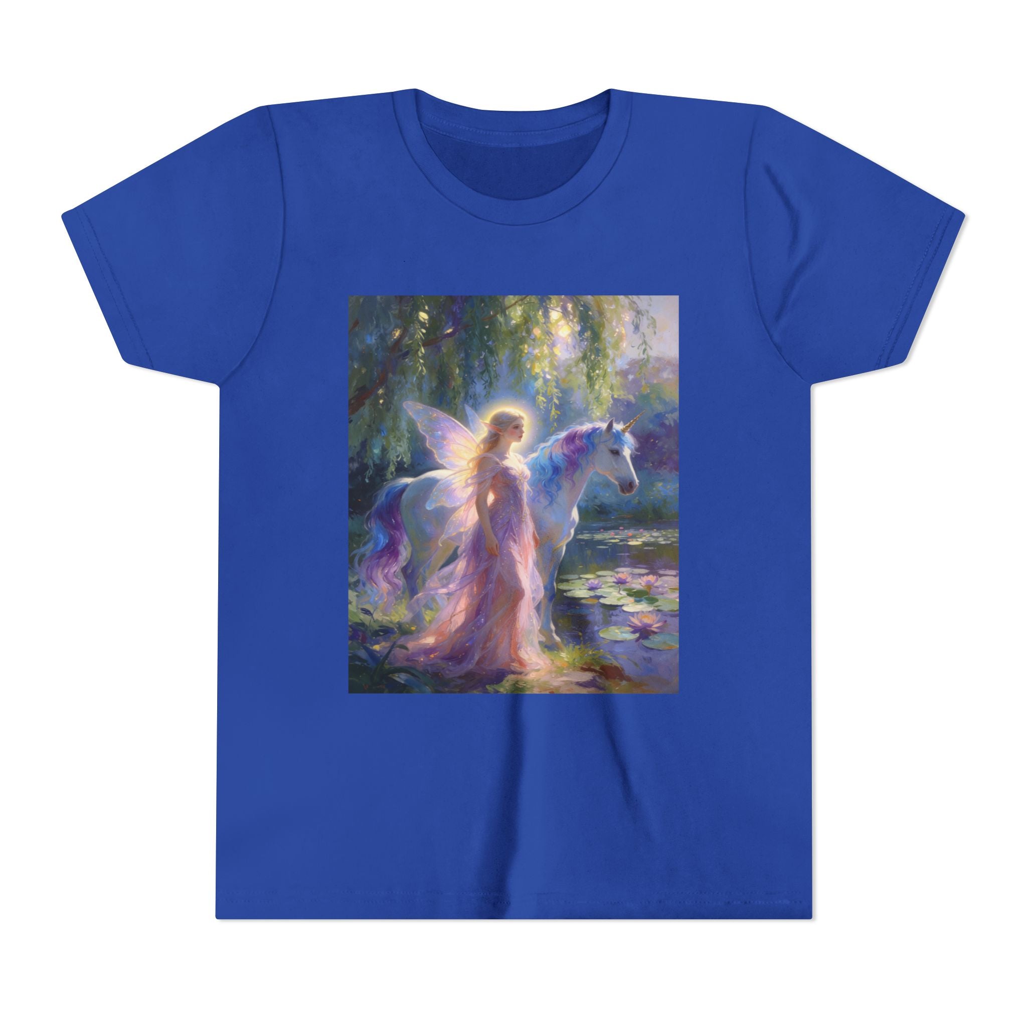 Youth Tee — Enchanted Fairy and Unicorn Graphic Tee
