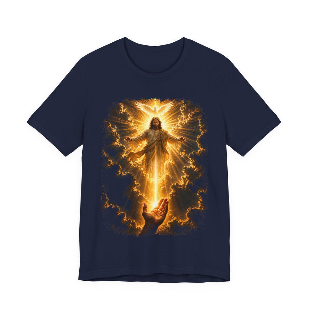 Jesus Ascension Tee — Radiant Resurrection Christian T‑Shirt