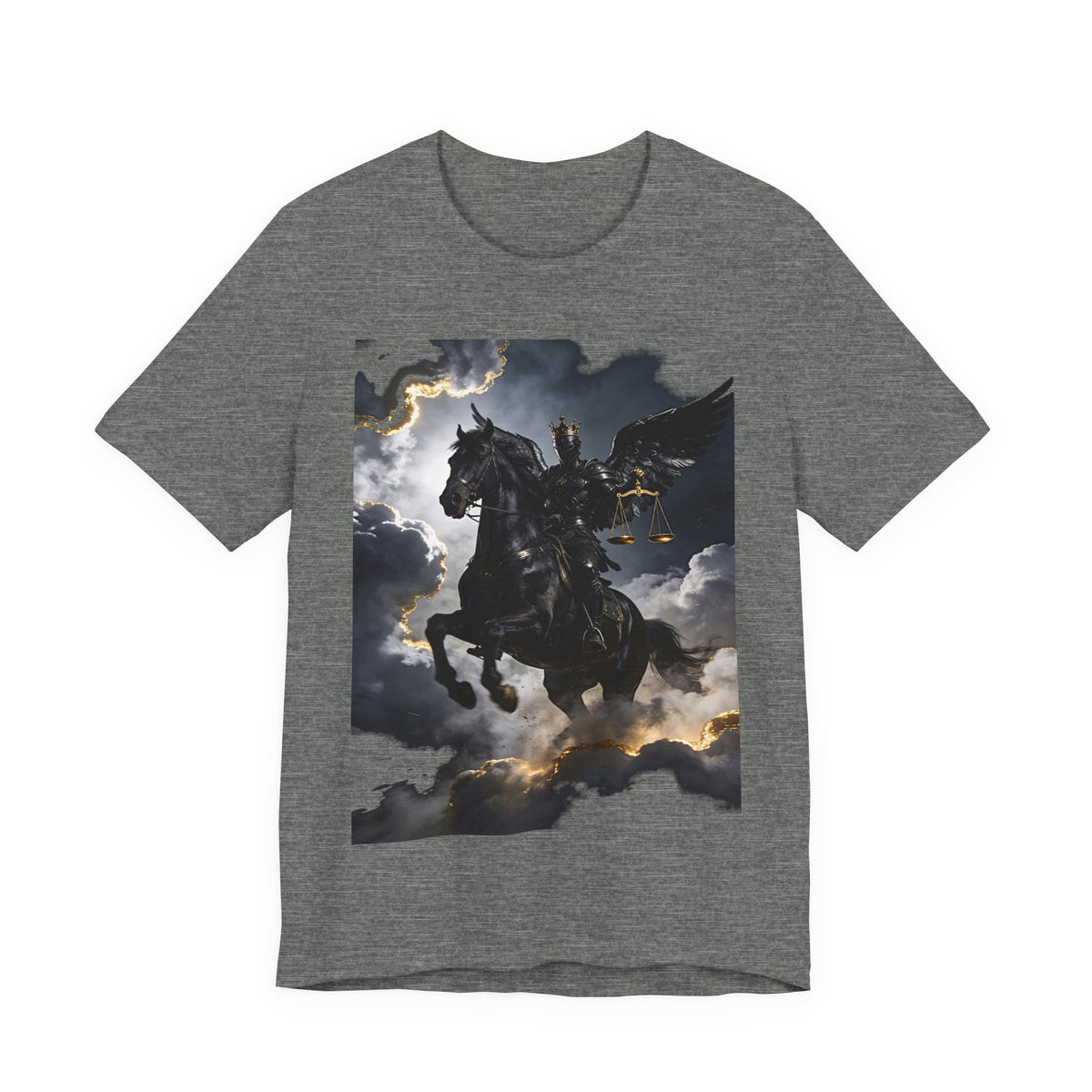 The black horse from Revelation 6:5-6 One of four T-shirt