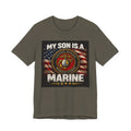 Marine Parent T-Shirt – “My Son Is A Marine” Patriotic USMC Tee