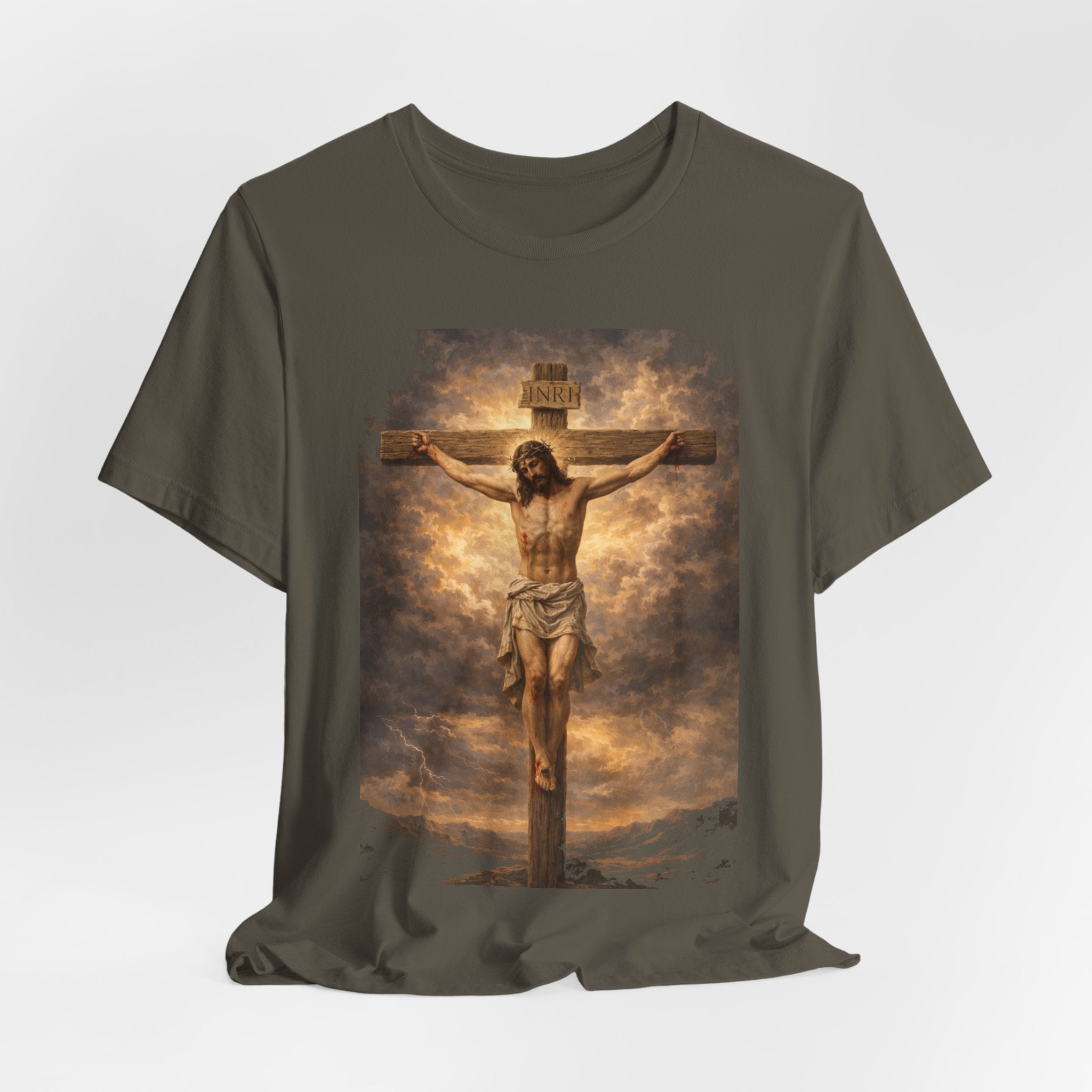 Crucifixion Jesus T‑Shirt — 3:16 Religious Christian Graphic Tee for Easter & Faith