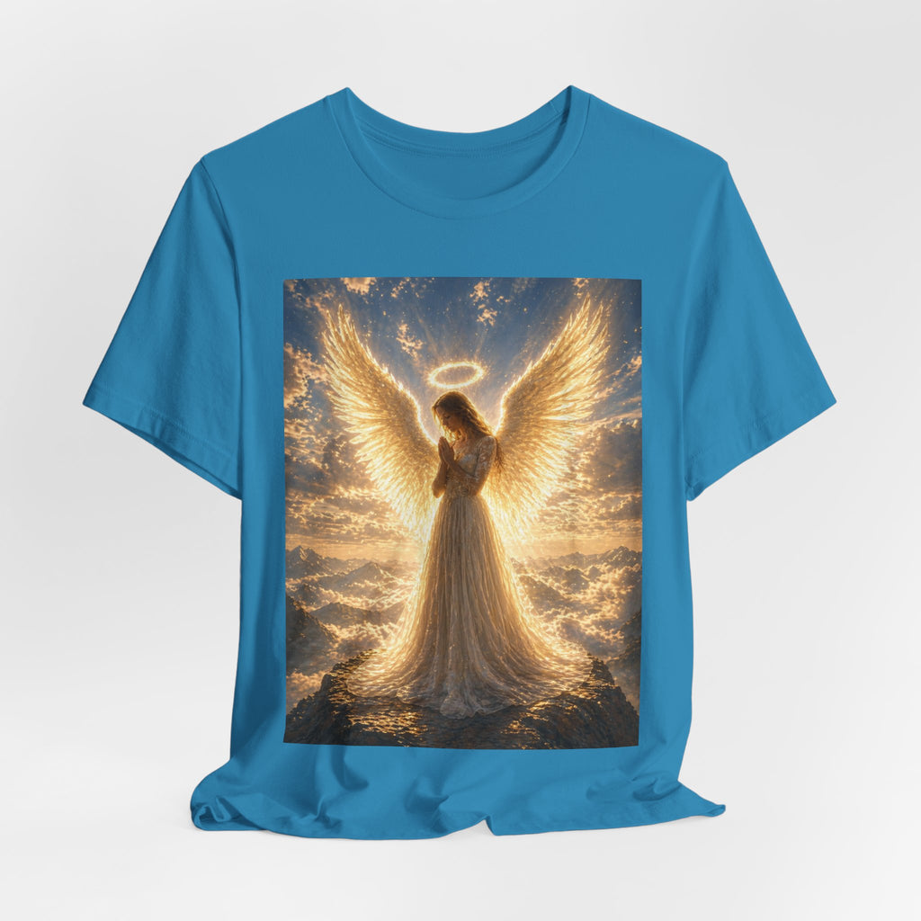 Angle praying Unisex Jersey Short Sleeve Tee