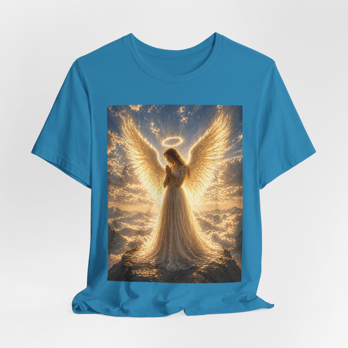 Angle praying Unisex Jersey Short Sleeve Tee