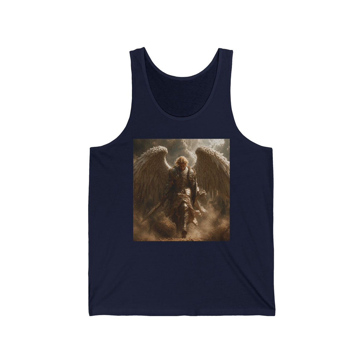 Angel Warrior Tank Top — Ethereal Winged Guardian Graphic Tank