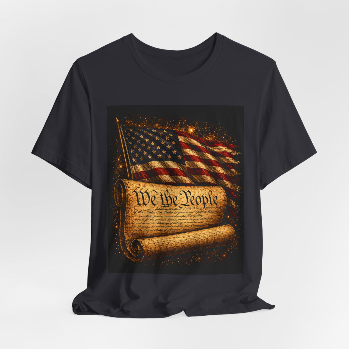 Patriotic "We the People" Constitution T-Shirt — American Flag Independence Day Tee