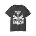 The Goat – Heidrun, The Source of Strength Cotton T-Shirt — Norse Viking Rune Design