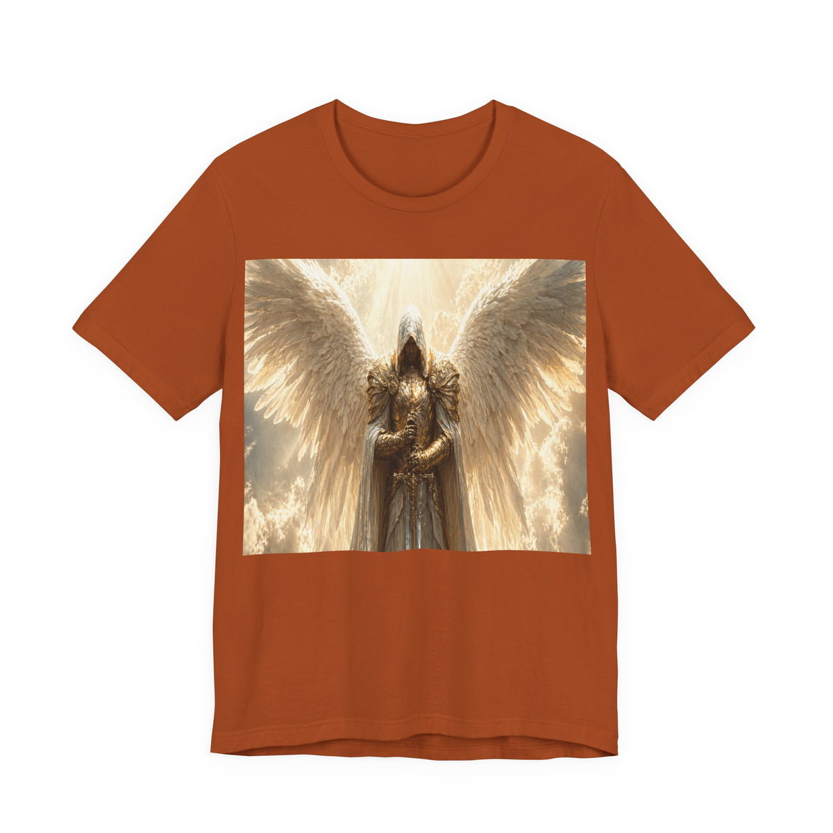 Guardian Angel Graphic Tee — Golden Archangel Design