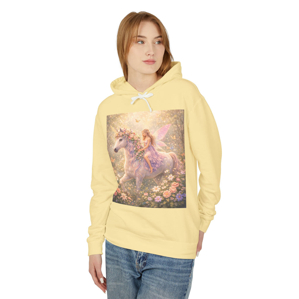 Fairy & Unicorn Hoodie — Whimsical Pastel Fantasy Pullover