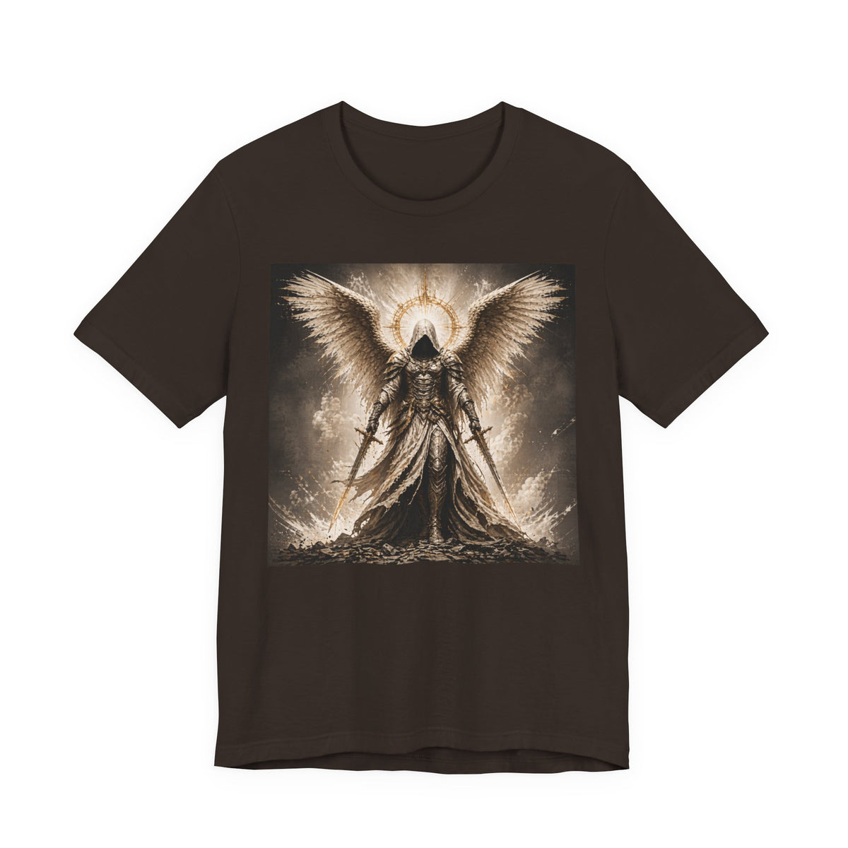 Angel Warrior T-Shirt — Gothic Archangel Graphic Tee