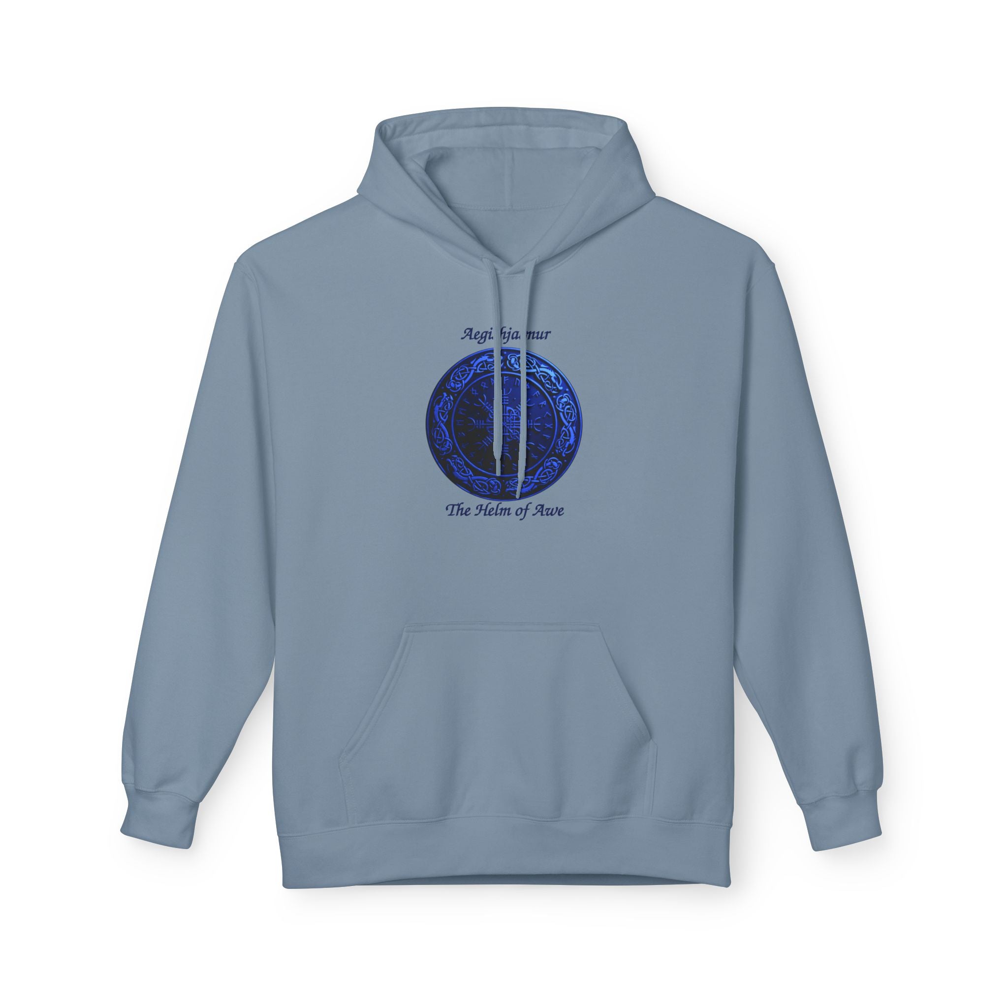 Aegishjalmur The Helm of Awe and Terror –Viking symbol of protection-  Hoodie —