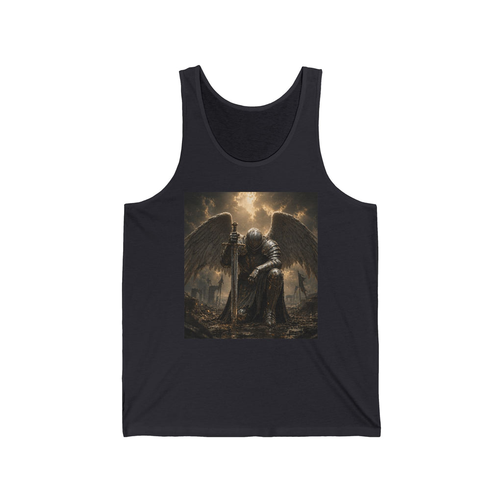 Guardian Fallen Angel Tank Top — Dark Gothic Angel Artwork Tank