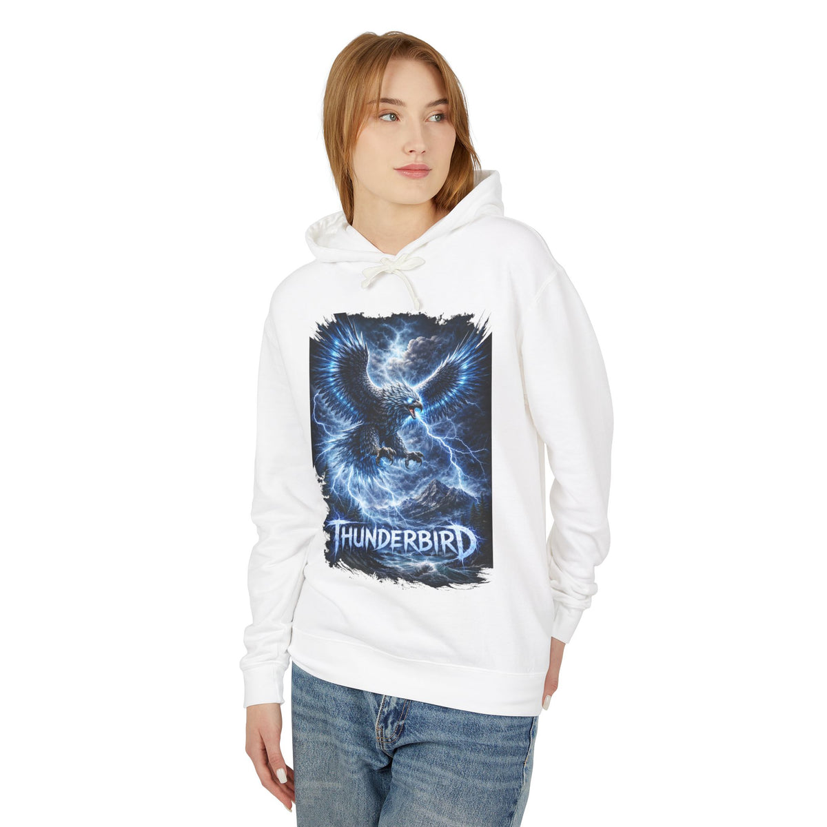 Thunderbird Lightning Hoodie — Electric Eagle Graphic Sweatshirt