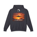 USA B2 Spirt--Airplane Sunset Hoodie — "Wherever I Roam" Vintage Flag Pilot Sweatshirt