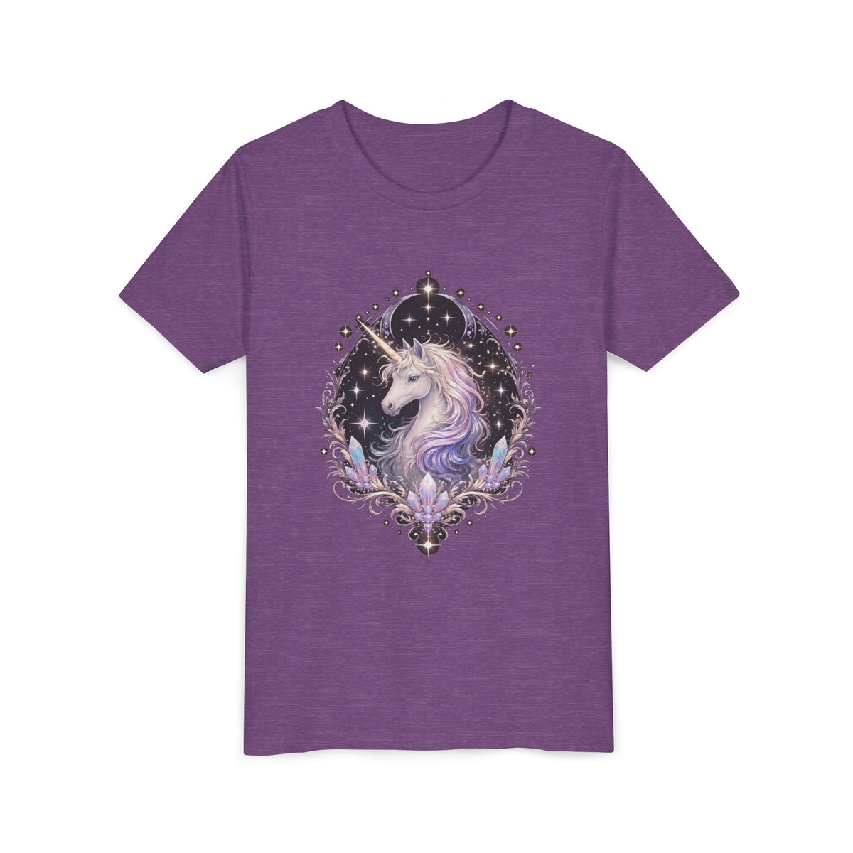 Youth Unicorn Tee — Magical Sparkle Design for Kids