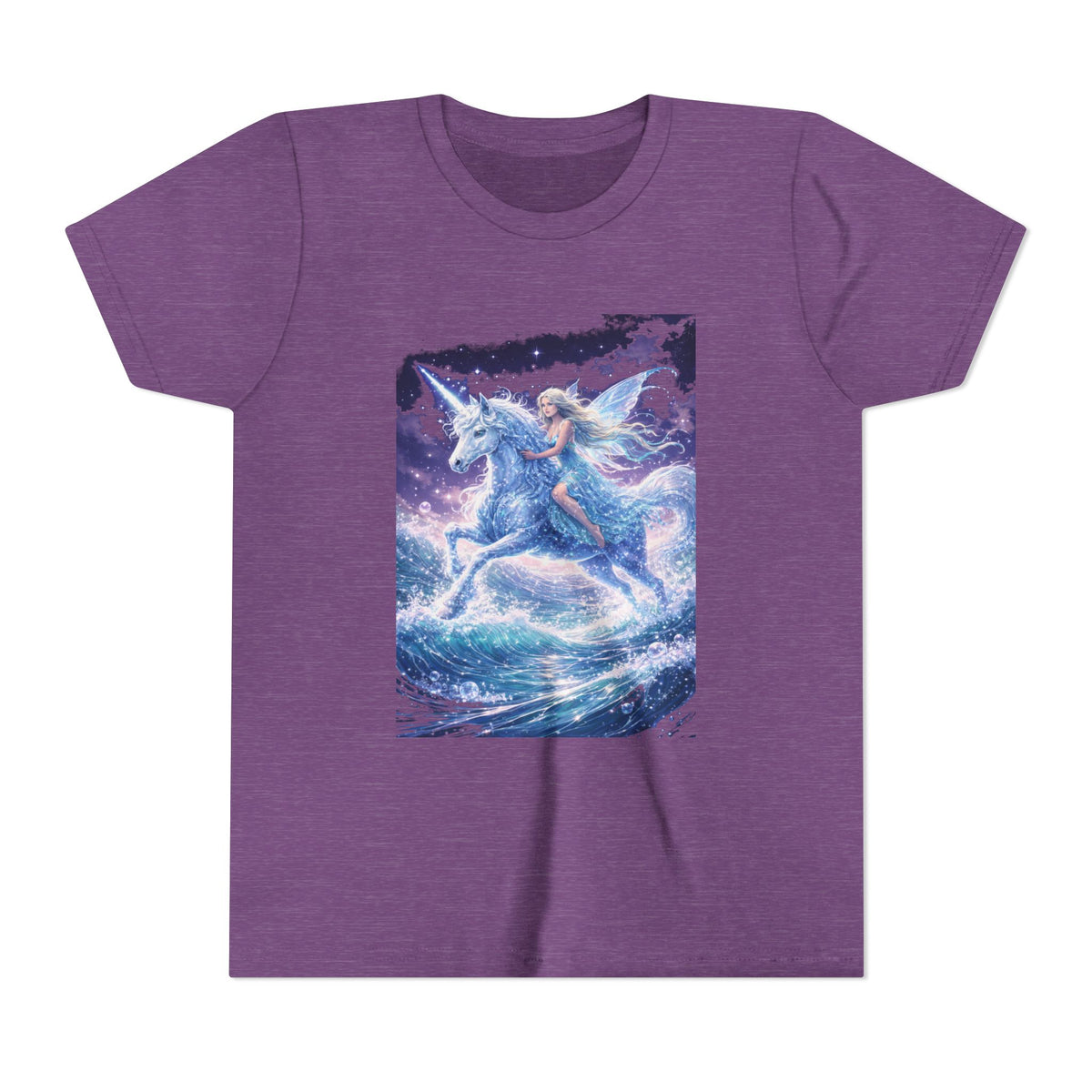 Youth Tee — Magical Unicorn Rider Fantasy Shirt