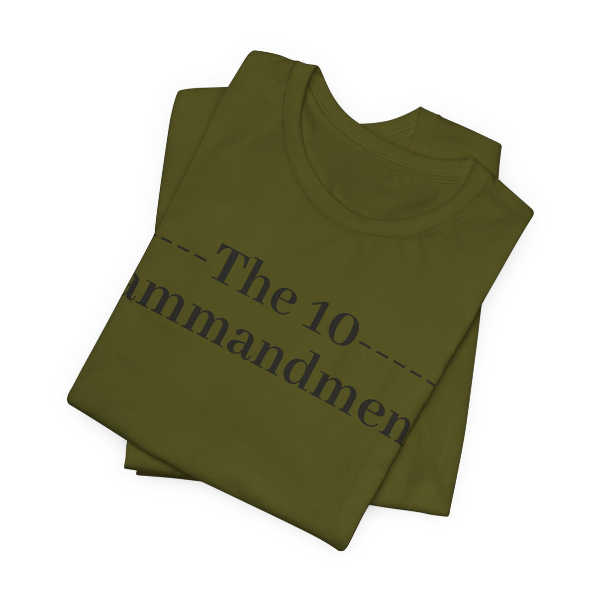 The 10 Commandment- Short Sleeve Tee