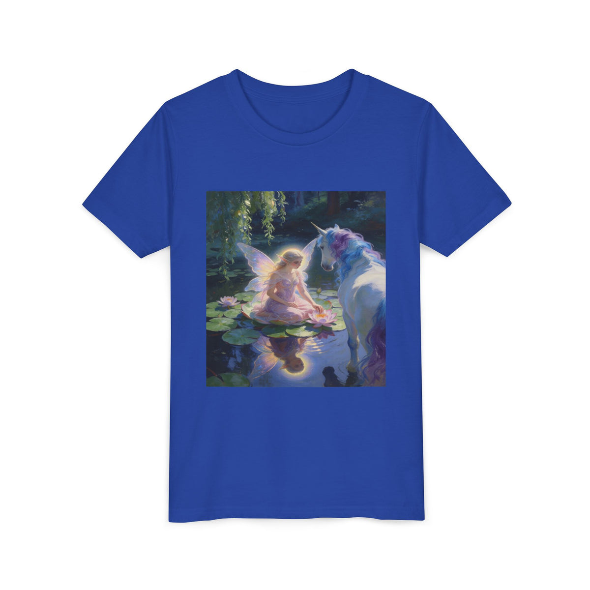 Youth Tee — Fairy and Unicorn Magic Print