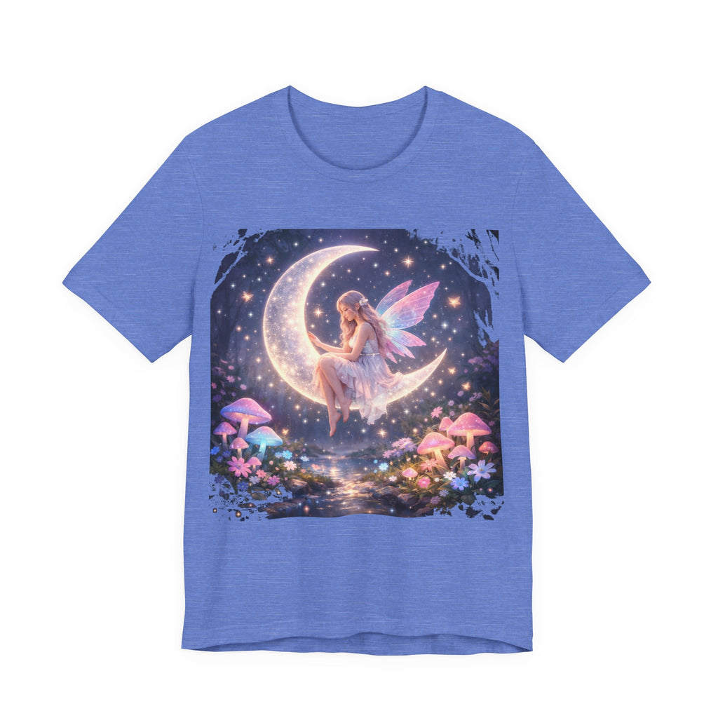 Fairy on the Moon T-Shirt — Magical Night Garden Fairy Tee